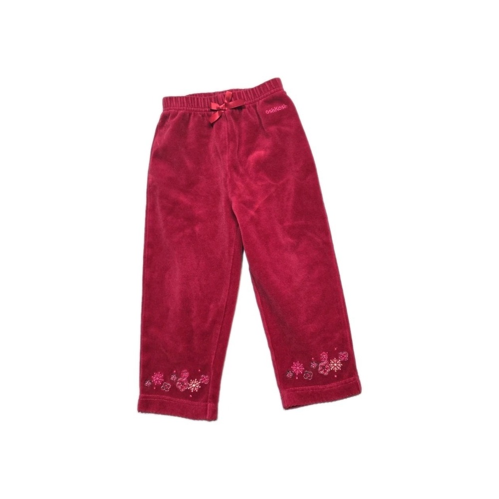 Vintage Girls 24 Months Red Oshkosh B'gosh Pants